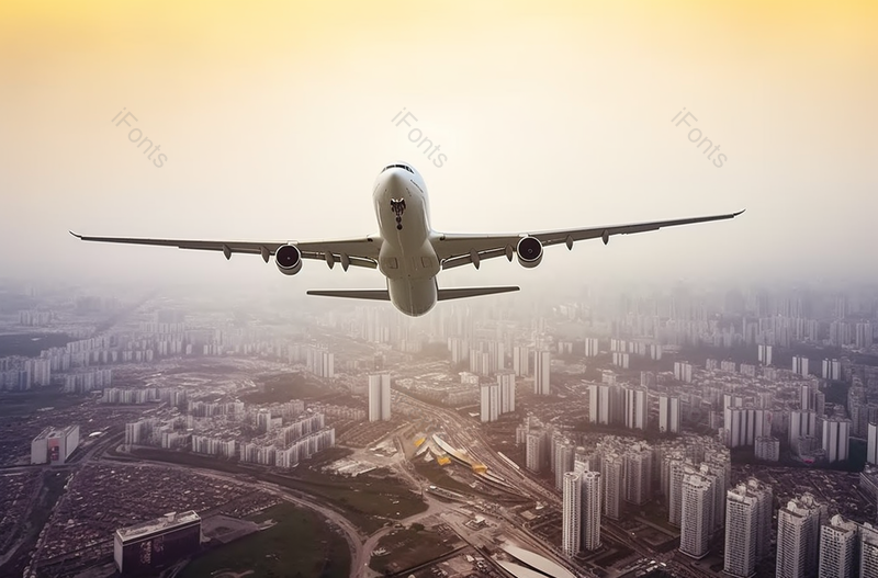 飞机交通运输高楼大厦航拍城市景观商务科技现代旅游业实拍摄影图,高清,摄影图,摄影图片,图片大全,摄影图免费下载